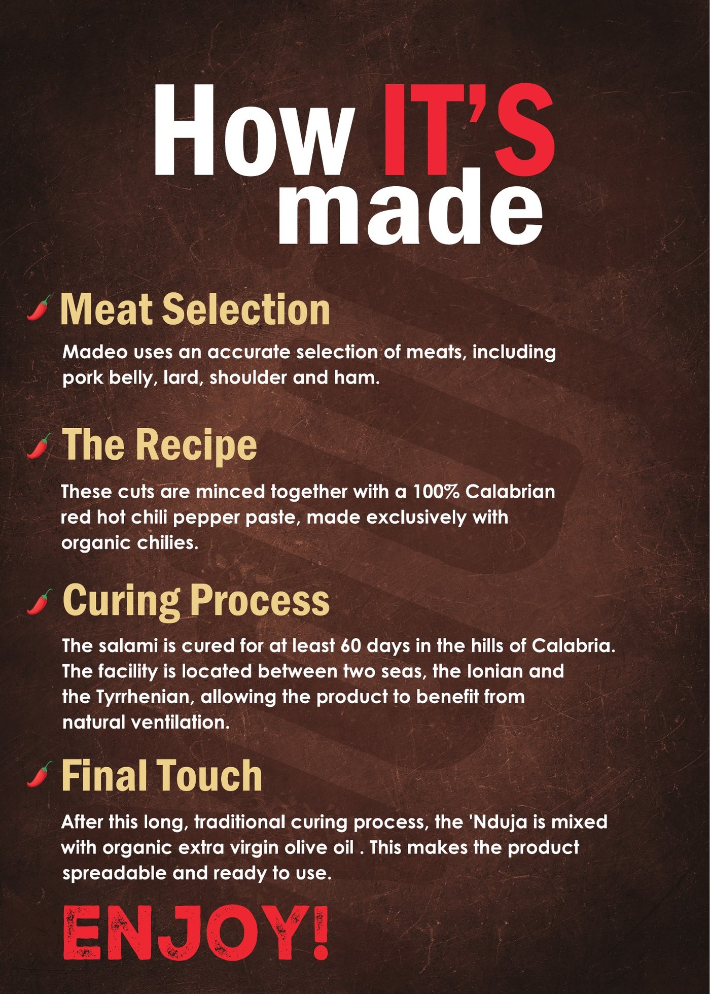 Nduja being made by hand Nduja being made by hand